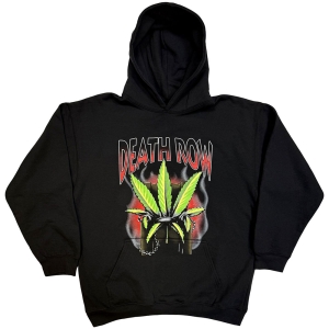 Death Row - Leaf Uni Bl Hoodie ryhmässä MERCHANDISE / Hupparit / Hip Hop-Rap @ Bengans Skivbutik AB (5653201r)