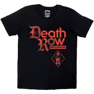Death Row - Red Logo Uni Bl T-Shirt ryhmässä MERCHANDISE / T-paita / Hip Hop-Rap @ Bengans Skivbutik AB (5653204r)