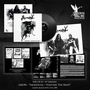 Amon - Sacrificial/Feasting The Beast (Bla ryhmässä VINYYLI / Kommande / Hårdrock @ Bengans Skivbutik AB (5653289)