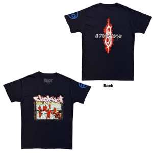 Slipknot - 20Th Anni - Red Jump Suits Uni Navy T-Shirt ryhmässä MERCHANDISE / T-paita / Heavy Metal @ Bengans Skivbutik AB (5654694)