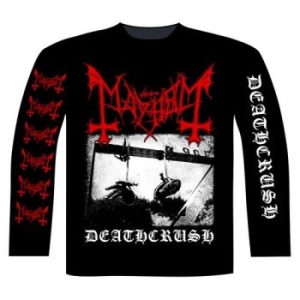 Mayhem - L/S Deathcrush (M) ryhmässä MERCHANDISE / T-paita / Kommande / Hårdrock @ Bengans Skivbutik AB (5656581)