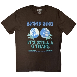 Snoop Dogg - Thang Uni Brown T-Shirt ryhmässä MERCHANDISE / T-paita / Nyheter / Hip Hop-Rap @ Bengans Skivbutik AB (5657658r)