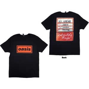 Oasis - Definitely Maybe Aaa Pass Uni Bl T-Shirt ryhmässä MERCHANDISE / T-paita / Nyheter / Pop-Rock @ Bengans Skivbutik AB (5657717r)