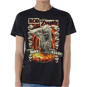 Rob Zombie - Born To Go Insane Uni Bl T-Shirt ryhmässä MERCHANDISE / T-paita / Nyheter / Hårdrock @ Bengans Skivbutik AB (5657852r)