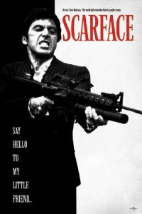Movie Poster - Scarface - Say Hello To My Little Friend (91,5 X 61 Cm) ryhmässä MERCHANDISE / Poster / TV-sarja @ Bengans Skivbutik AB (5658050)