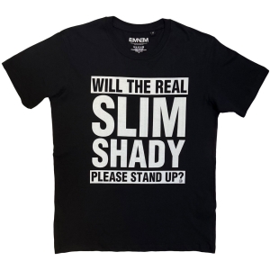 Eminem - Please Stand Up Uni Bl T-Shirt ryhmässä MERCHANDISE / T-paita / Kommande /  @ Bengans Skivbutik AB (5658961r)