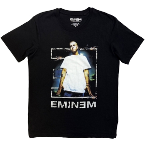 Eminem - Eminem Pose Uni Bl T-Shirt ryhmässä MERCHANDISE / T-paita / Kommande /  @ Bengans Skivbutik AB (5658963r)
