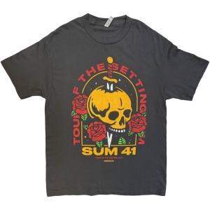 Sum 41 - Tour 24 Pt.2 Skull & Roses Uni Bl T-Shirt ryhmässä MERCHANDISE / T-paita / Kommande /  @ Bengans Skivbutik AB (5658978r)