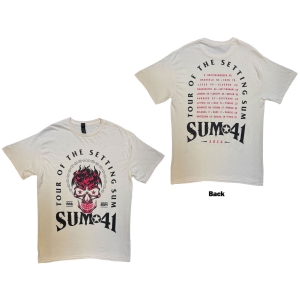 Sum 41 - Tour 24 Pt.2 Pink Skull Uni Natrl T-Shirt ryhmässä MERCHANDISE / T-paita / Kommande /  @ Bengans Skivbutik AB (5658979r)