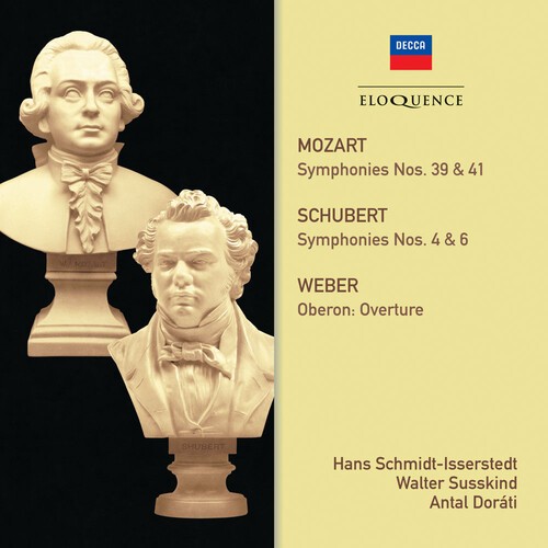 Mozart & Schubert - Symphonies ryhmässä CD / Klassiskt @ Bengans Skivbutik AB (5659021)