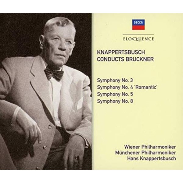 Anton Bruckner - Symphonies Nos. 3, 4, 5 & 8 ryhmässä CD / Klassiskt @ Bengans Skivbutik AB (5659037)