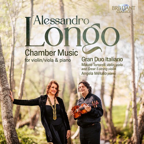 Alessandro Longo - Chamber Music For Violin/Viola & Pi ryhmässä CD / Klassiskt @ Bengans Skivbutik AB (5659995)