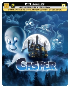 Movie - Casper (1995) - Steelbook 4K+Bd ryhmässä Elokuva / Film UHD-4K / Family @ Bengans Skivbutik AB (5660356)