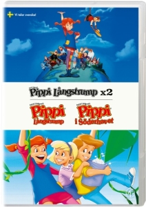 Movie - Pippi Långstrump X 2 (Animerad, Svenska) ryhmässä Elokuva / Elokuva DVD / Animation @ Bengans Skivbutik AB (5660450)