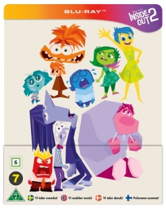 Movie - Inside Out 2 (Steelbook Bd) ryhmässä Elokuva / Film Blu-ray / Animation @ Bengans Skivbutik AB (5661124)