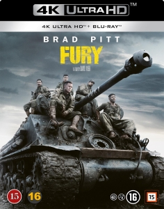Movie - Fury (4K+Bd) Bnl+Nc ryhmässä Elokuva / Film UHD-4K / Action @ Bengans Skivbutik AB (5661148)