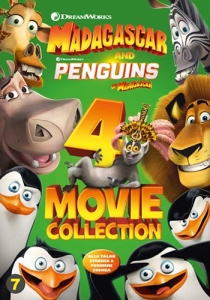 Movie - Madagascar 1-3 + Penguins Dvd Se/Fi S-T ryhmässä Elokuva / Elokuva DVD / Animation @ Bengans Skivbutik AB (5661222)