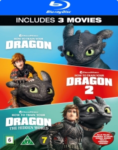 Movie - How To Train Your Dragon 1-3 Box Bd S-T ryhmässä Elokuva / Film Blu-ray / Animation @ Bengans Skivbutik AB (5661244)
