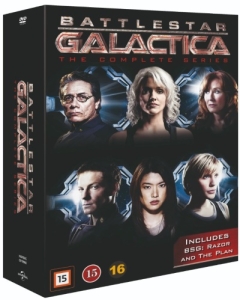Movie - Battlestar Galactica - Complete Series D ryhmässä Elokuva / Elokuva DVD / Science Fiction @ Bengans Skivbutik AB (5661259)