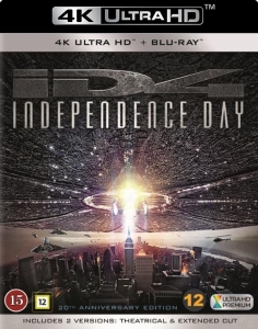 Movie - Independence Day 20Th Anniv. Uhd ryhmässä Elokuva / Film UHD-4K / Science Fiction @ Bengans Skivbutik AB (5661723)