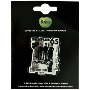 The Beatles - 1965 Pin Badge ryhmässä MERCHANDISE / Pin-Button Badge / Pop-Rock @ Bengans Skivbutik AB (5663205)