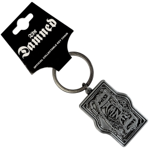 Damned - The Black Album Logo Keychain ryhmässä MERCHANDISE / Avainrengas / Punk @ Bengans Skivbutik AB (5663209)