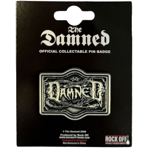 Damned - The Black Album Logo Pin Badge ryhmässä MERCHANDISE / Pin-Button Badge / Punk @ Bengans Skivbutik AB (5663212)