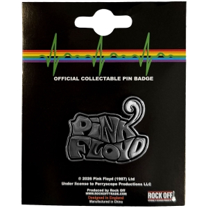 Pink Floyd - Swirl Logo Pin Badge ryhmässä MERCHANDISE / Pin-Button Badge / Pop-Rock @ Bengans Skivbutik AB (5663220)