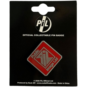 Pil - New Logo Red Pin Badge ryhmässä MERCHANDISE / Pin-Button Badge / Pop-Rock @ Bengans Skivbutik AB (5663227)