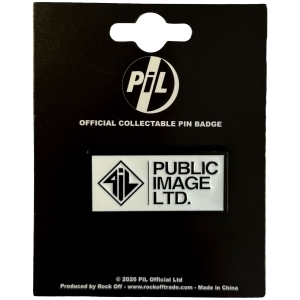 Pil - New Logo Stacked Text Pin Badge ryhmässä MERCHANDISE / Pin-Button Badge / Pop-Rock @ Bengans Skivbutik AB (5663229)