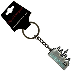 Rock Off - City Of Liverpool Skyline Keychain ryhmässä Merchandise @ Bengans Skivbutik AB (5663230)