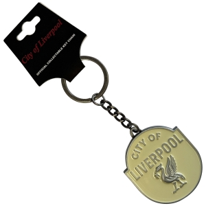 Rock Off - City Of Liverpool Emblem Keychain ryhmässä Merchandise @ Bengans Skivbutik AB (5663232)