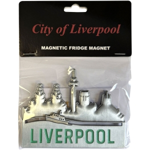 Rock Off - City Of Liverpool Skyline Magnet ryhmässä Merchandise @ Bengans Skivbutik AB (5663233)