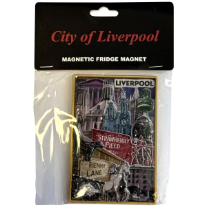 Rock Off - City Of Liverpool Landmarks Magnet ryhmässä Merchandise @ Bengans Skivbutik AB (5663234)