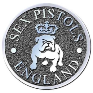 Sex Pistols - Pretty Vacant Coaches Pin Badge ryhmässä MERCHANDISE / Merch / Nyheter / Punk @ Bengans Skivbutik AB (5663240)