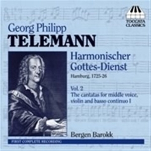 Telemann - Harmon. Gottes-Dienst 2 ryhmässä CD @ Bengans Skivbutik AB (566325)