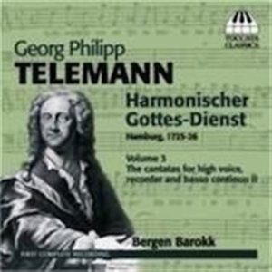 Telemann - Harmon. Gottes-Dienst 3 ryhmässä Externt_Lager / Naxoslager @ Bengans Skivbutik AB (566326)