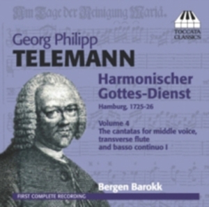 Telemann - Harm.Gottesdienst 4 ryhmässä CD @ Bengans Skivbutik AB (566328)