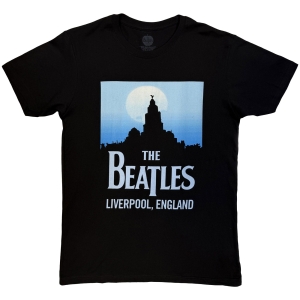 The Beatles - Liverpool, England Uni Bl T-Shirt ryhmässä MERCHANDISE / T-paita / Nyheter / Pop-Rock @ Bengans Skivbutik AB (5663595r)