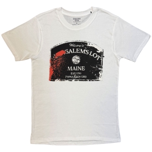 Salems Lot - Welcome... Uni Wht T-Shirt ryhmässä MERCHANDISE / T-paita / Nyheter / @ Bengans Skivbutik AB (5663607r)