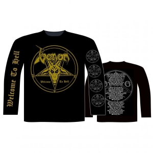Venom - L/S Welcome To Hell (L) ryhmässä MERCHANDISE / T-paita / Kommande / Hårdrock @ Bengans Skivbutik AB (5663920)