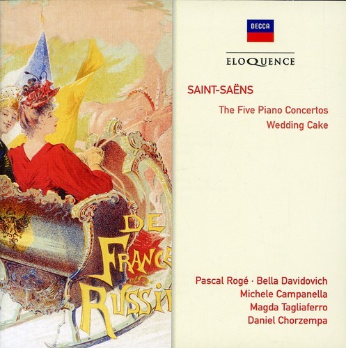 Saint-Saëns Camille - The Five Piano Concertos ryhmässä CD / Klassiskt @ Bengans Skivbutik AB (5664895)