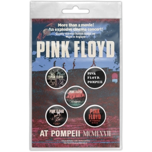 Pink Floyd - Live In Pompeii Button Badge Pack ryhmässä MERCHANDISE / Pin-Button Badge /  /  @ Bengans Skivbutik AB (5665322)