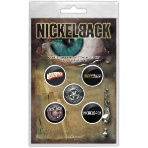 Nickelback - Silver Side Up Button Badge Pack ryhmässä MERCHANDISE / Pin-Button Badge /  /  @ Bengans Skivbutik AB (5665323)