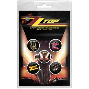 Zz Top - Eliminator Button Badge Pack ryhmässä MERCHANDISE / Pin-Button Badge / Pop-Rock @ Bengans Skivbutik AB (5665324)