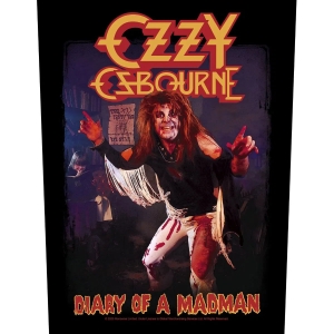 Ozzy Osbourne - Diary Of A Madman Back Patch ryhmässä MERCHANDISE / Kangasmerkki /  /  @ Bengans Skivbutik AB (5665337)