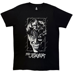 Joker - Black & White Grin Uni Bl T-Shirt ryhmässä MERCHANDISE / T-paita / Soundtrack @ Bengans Skivbutik AB (5665543r)
