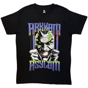 Joker - Arkham Asylum Uni Bl T-Shirt ryhmässä MERCHANDISE / T-paita / Soundtrack @ Bengans Skivbutik AB (5665544r)