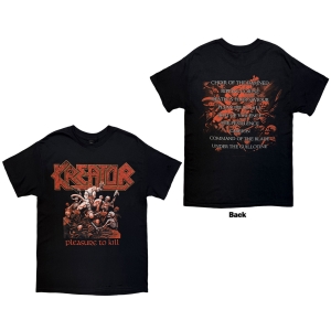 Kreator - Pleasure To Kill Uni Bl T-Shirt ryhmässä MERCHANDISE / T-paita / Heavy Metal @ Bengans Skivbutik AB (5665545r)