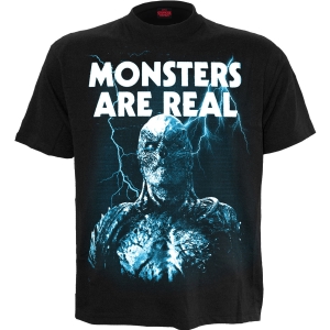 Stranger Things - Monsters Are Real - T-Shirt ryhmässä MERCHANDISE / T-paita / Nyheter / Film-Musikal @ Bengans Skivbutik AB (5665975r)